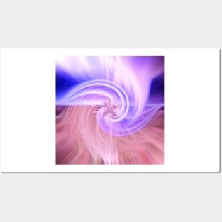 Awesome Light Fibers Show Of Twirls Posters and Art